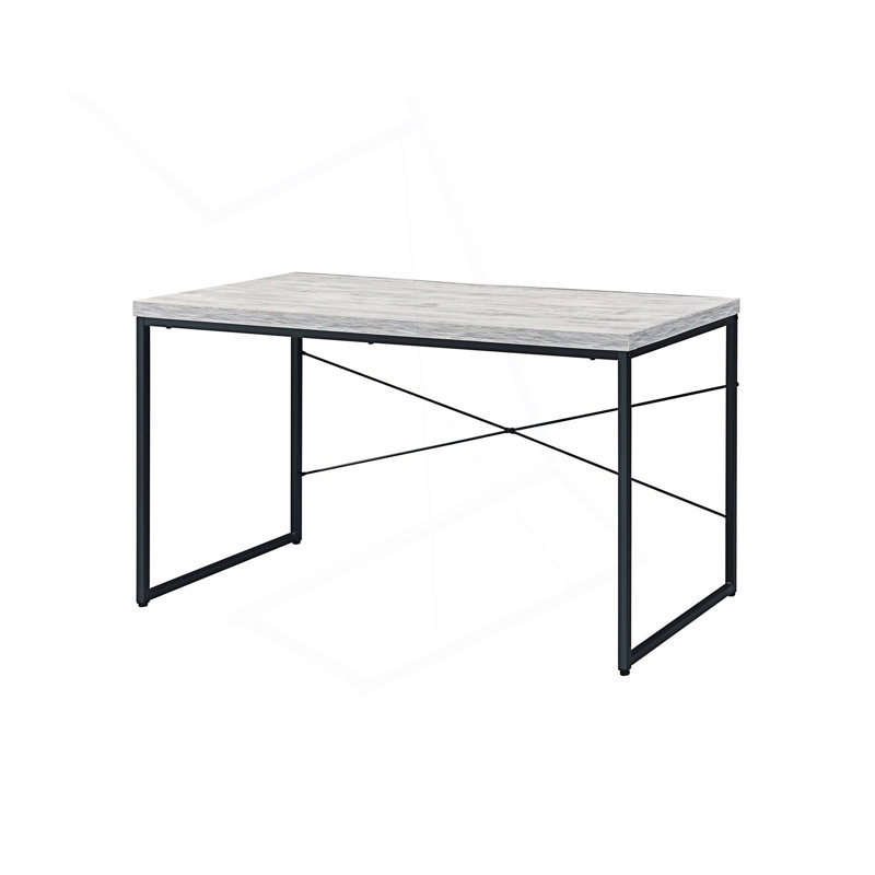 Industrial Style 1Pc Writing Desk, Antique White