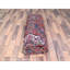 Tapis rouge en laine unique de 7 pi 9 po x 11 pi Wattenberg
