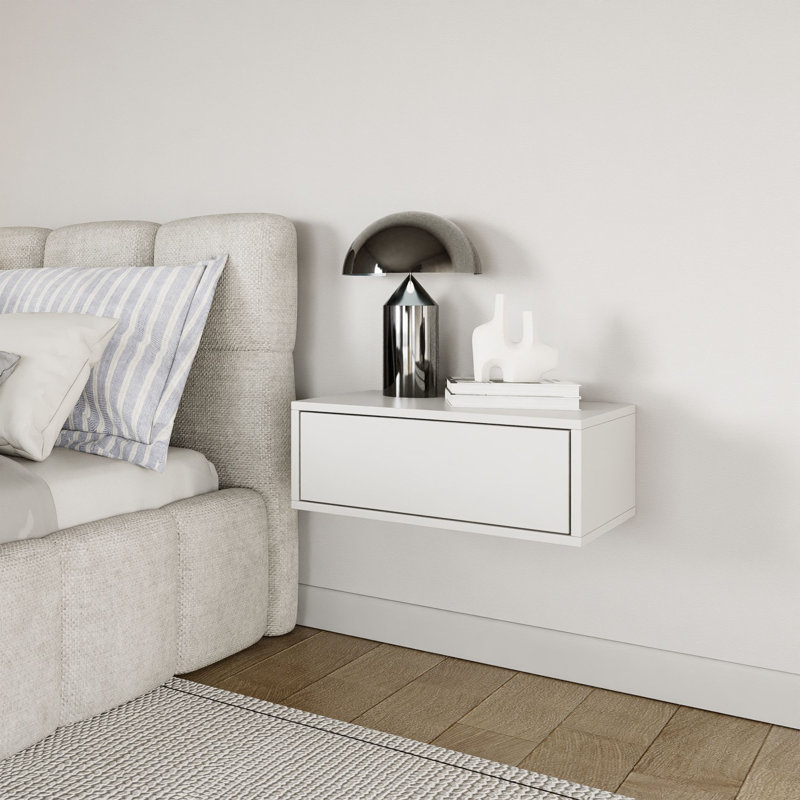 50cm W Manufactured Wood Bedside Table