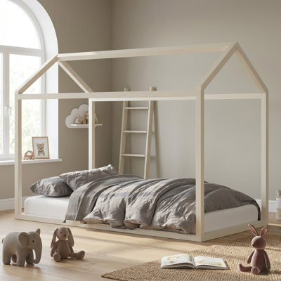 Rosa Solid Wood Kids Canopy Bed Frame
