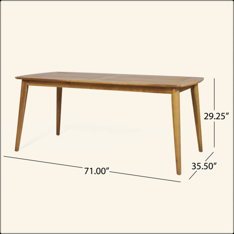 Outstanding Acacia Wood Outdoor Dining Table For All Occasions, Enhancing Your Backyard Experience.