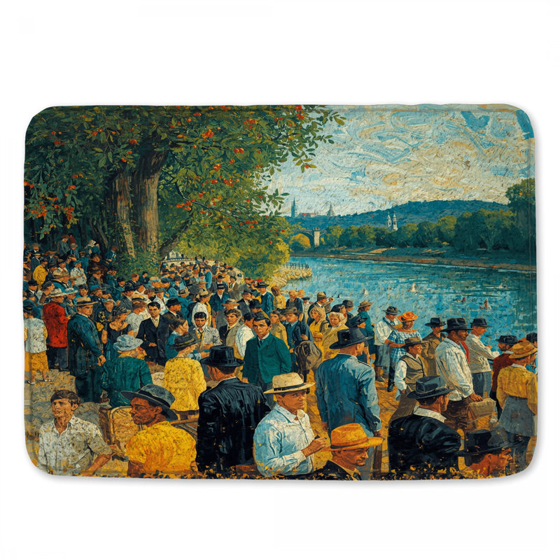 Tapis de bain Crowd By Riverside, 24in W x 17in L