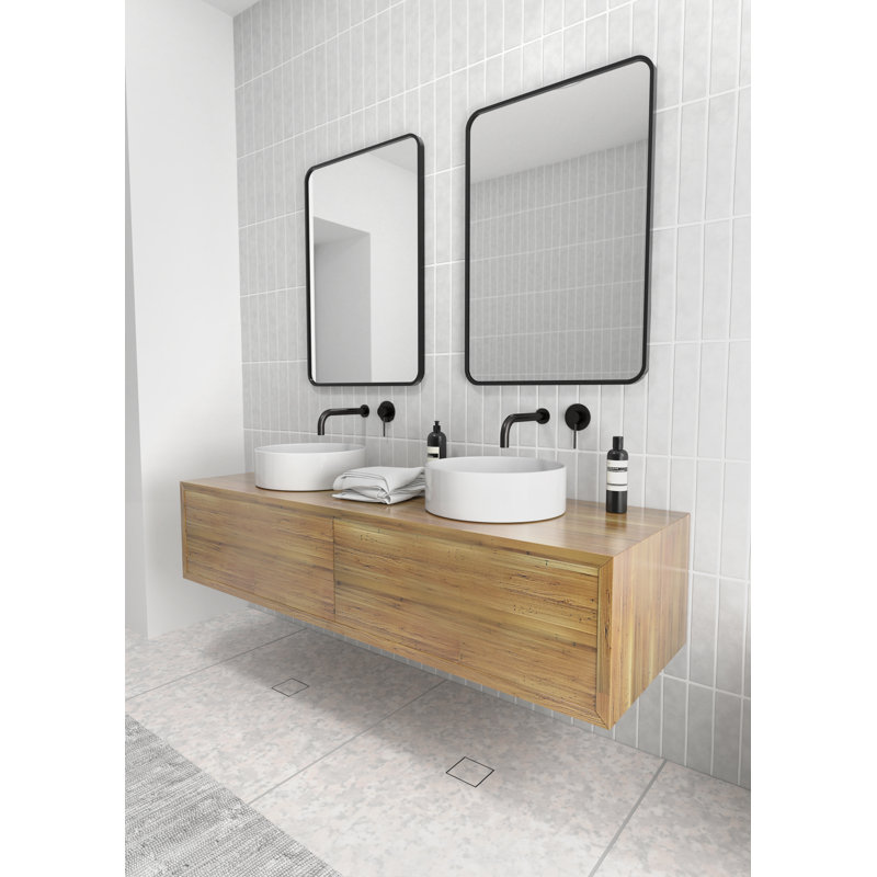 Trinity Metal Mirror, Black