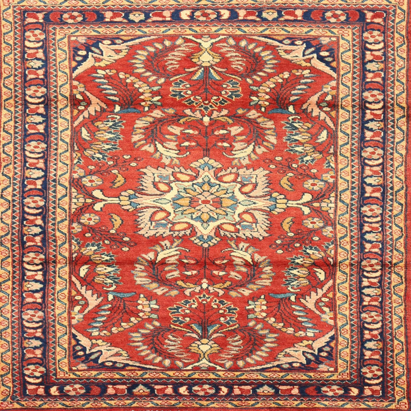 Oriental Indoor Rug, Square 5'