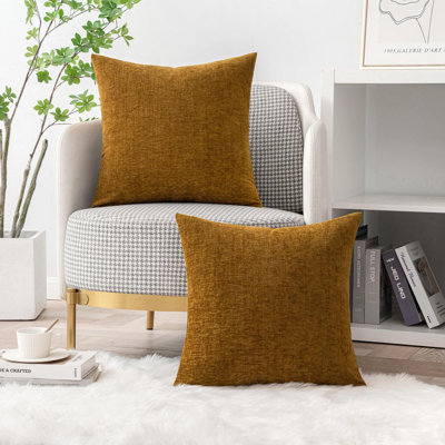 Paquet de 2 housses de coussins décoratifs pour canapé-lit