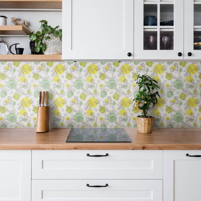 Veda 50cm x 100cm PVC Field Tile in Yellow