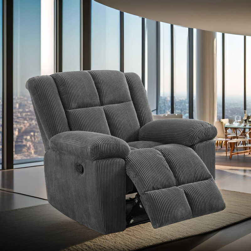 Fauteuil inclinable intelligent Veloria, Gris