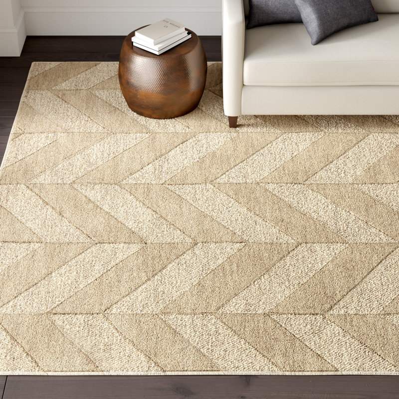 Zora Wool Chevron Indoor Rug, Rectangle 10' x 14'