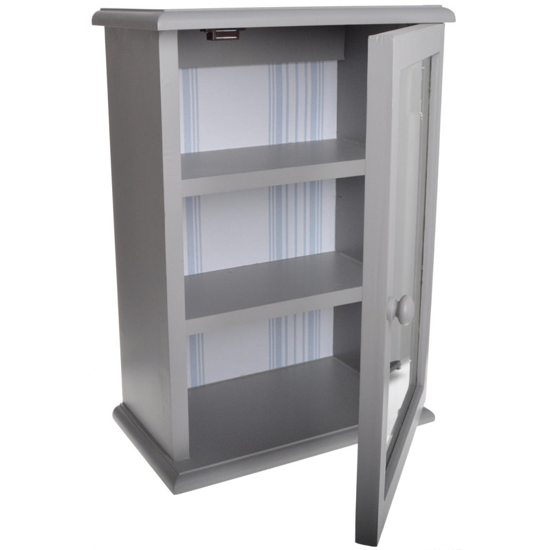 Adebowale Display Cabinet, Dark Grey