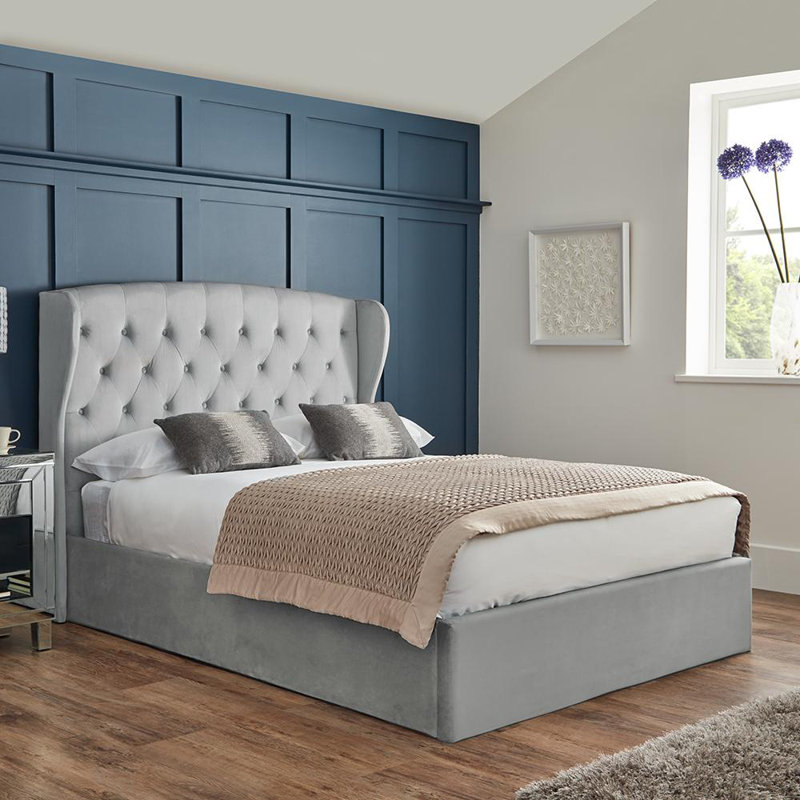 Burbury Upholstered Ottoman Storage Bed, Kingsize (5')