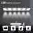 Harpp 6 - Light LED Bath Bar