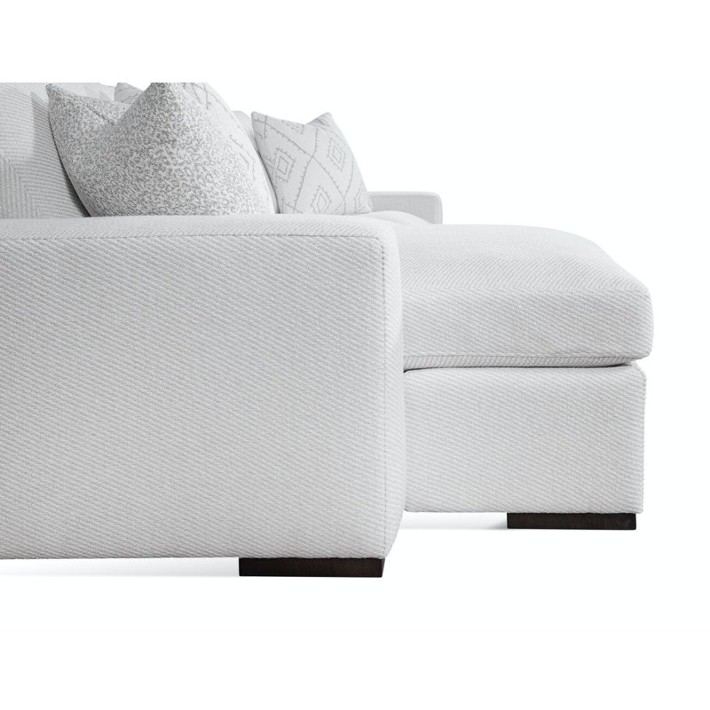 Memphis Upholstered Sectional, Java, Left Hand Facing, Brown Geometric, 0456-33