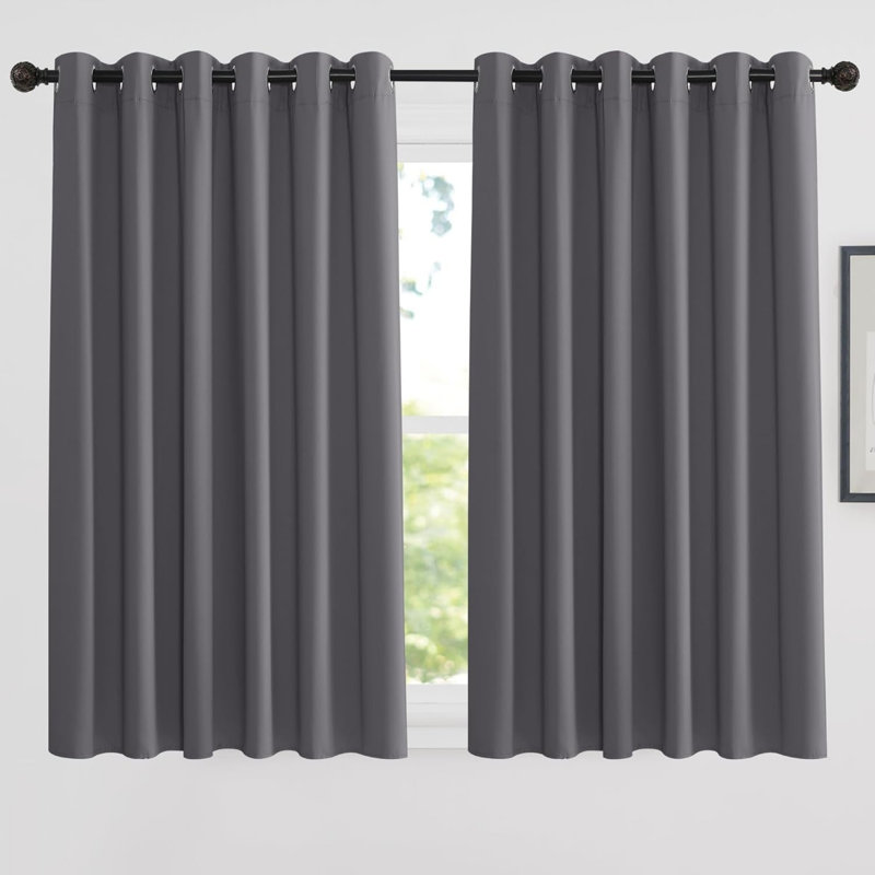 Blackout Curtain Panel Pair, Grey