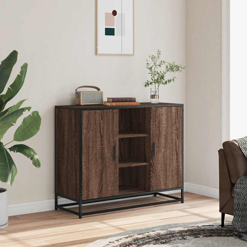 Aloys 92cm Sideboard, Brown Oak