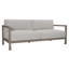Tanah 80" Wide Outdoor Teak Patio Sofa with Cushions-66444996