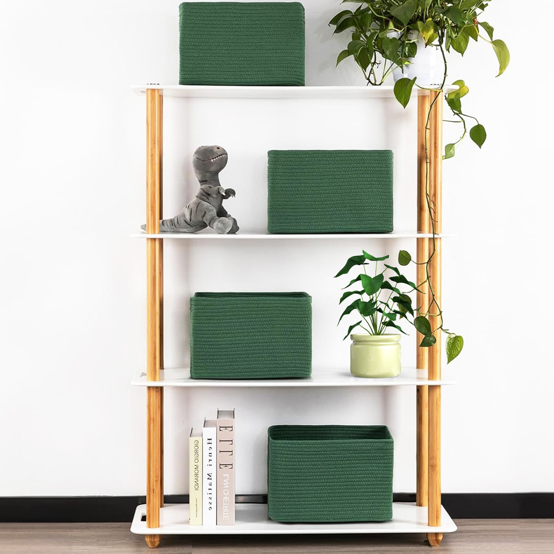 Rosecliff Heights Fabric Decorative Basket Rosecliff Heights