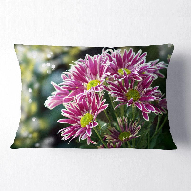 Housse et insert de coussin floral Floral Chrysanthemum