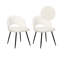 Millau 46cm H Polyester Blend Upholstered Metal Spindle Side Chair-1436246825