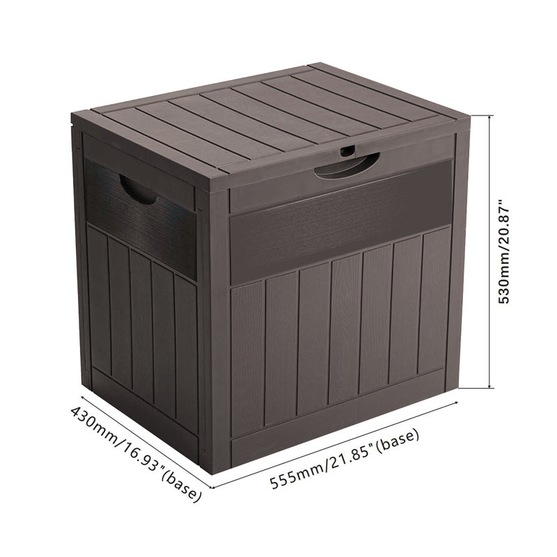 Living And Home 55.5 W Deck Box