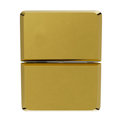 Adjustable Glass To Glass Pivot Hinge For Overhead Fixed Transom 3/8" and 1/2" Glass Thickness Polished Brass Finish
