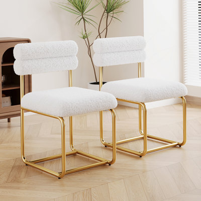Ensemble de chaises de salle à manger confortables et moelleuses, idéales pour la maison et la cuisine