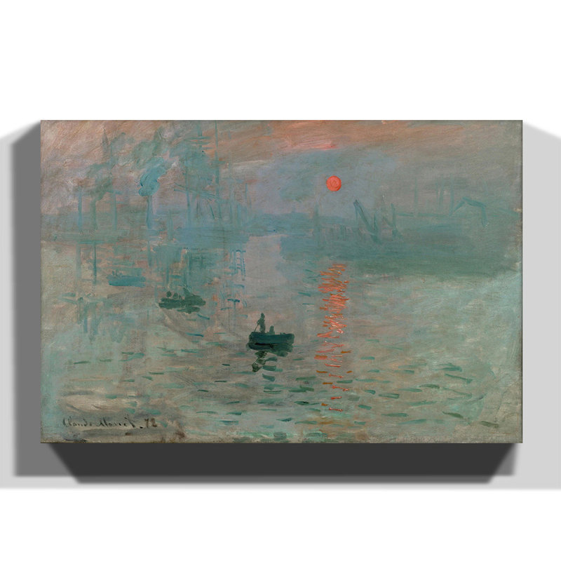 Claude Monet - Wrapped Canvas Painting, 70cm H x 100cm W