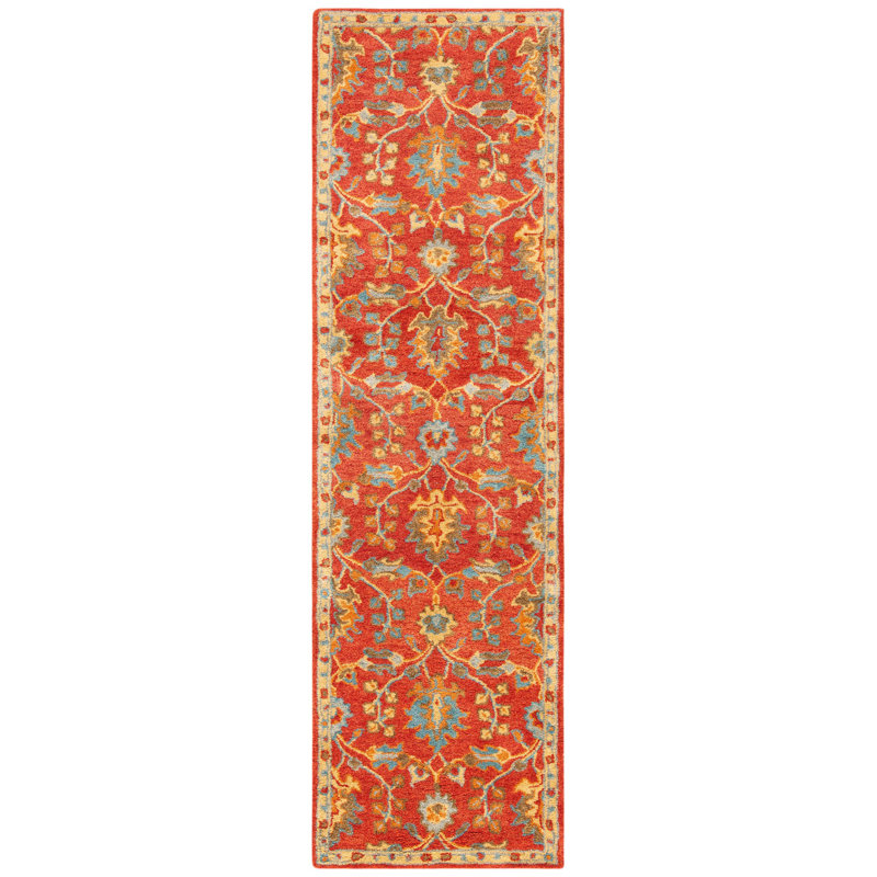 Carlsen Hand Tufted Wool Oriental Rug, Runner 2'3" x 8'