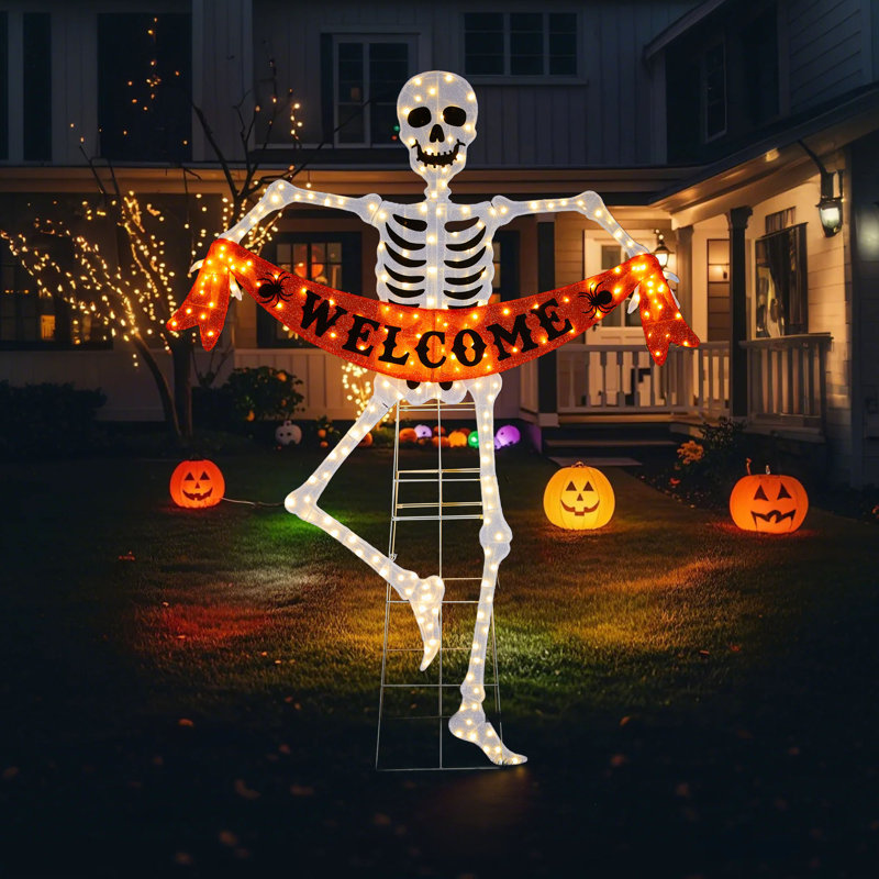 86.25" H Multi-colored Lighted Outdoor Decor