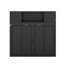 Lit escamotable double avec armoires de rangement