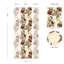 Papier peint floral rétro aquarelle | Décoration murale rustique boho | Rouleau pelez et collez
