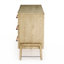 Commode double 6 tiroirs en bois massif et manufacturé Karsten avec joints à queue d'aronde et glissières à roulement à billes -72571765