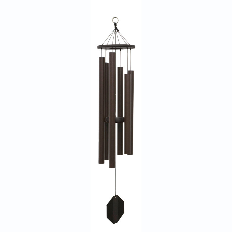 Textured Copper Powder Coated Aluminum Wind Chime