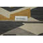 Tapis géométrique moderne en laine Kilim 5 x 8