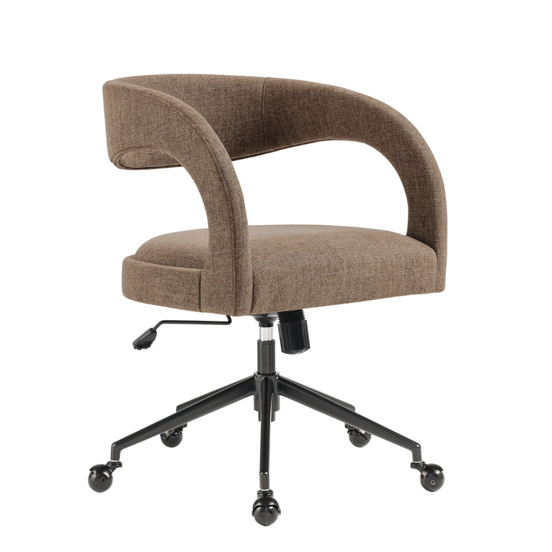 Pinnacle Upholstered Office Chair, Mocha