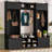 Modern Hall Tree with Shoe Storage, 4-in-1 Entryway Bench, 8 Cubbies, 7 Hooks, and Adjustable Shelf for Organized Living-129333365