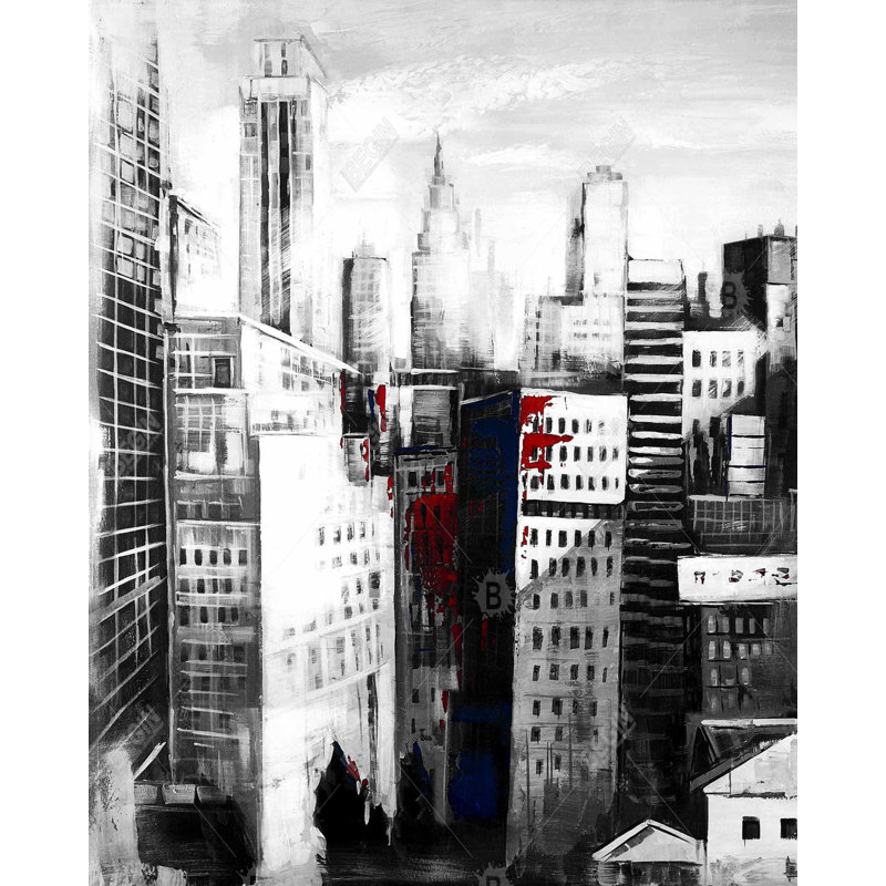 " White City With Paint Splash "