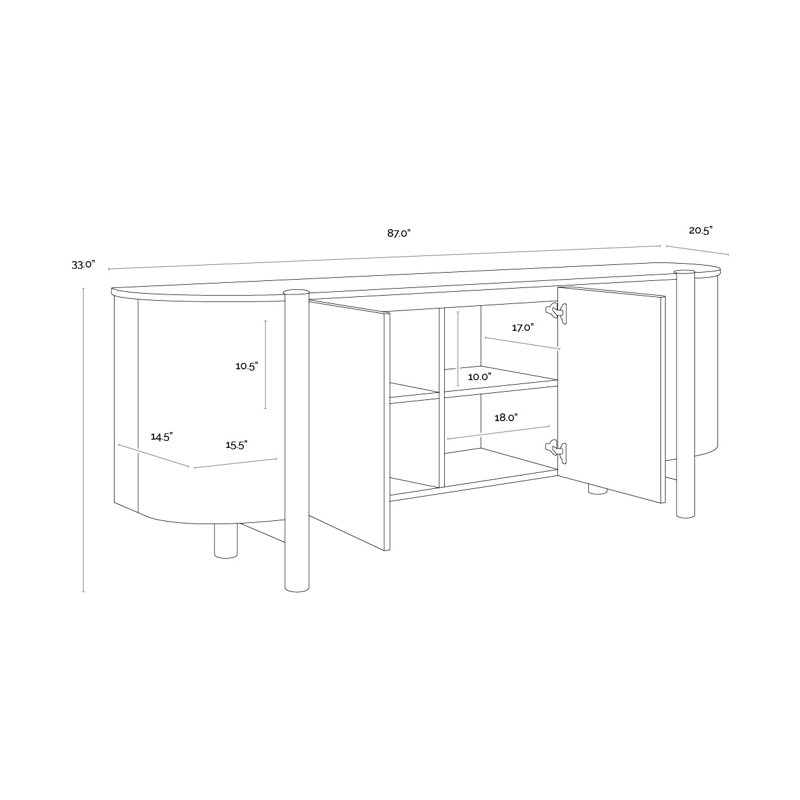 Banyan 87'' W Sideboard