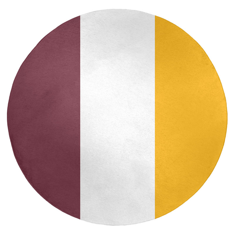 Chenille Indoor Rug, Round 5'