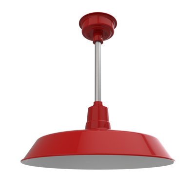 Luminaire suspendu en forme de dôme à 1 lumière DEL Haleigh
