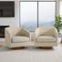 72Cm Wide Swivel Barrel Chair