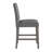 Jacub Upholstered 25'' Counter Stool with Solid Wood Frame-984492656