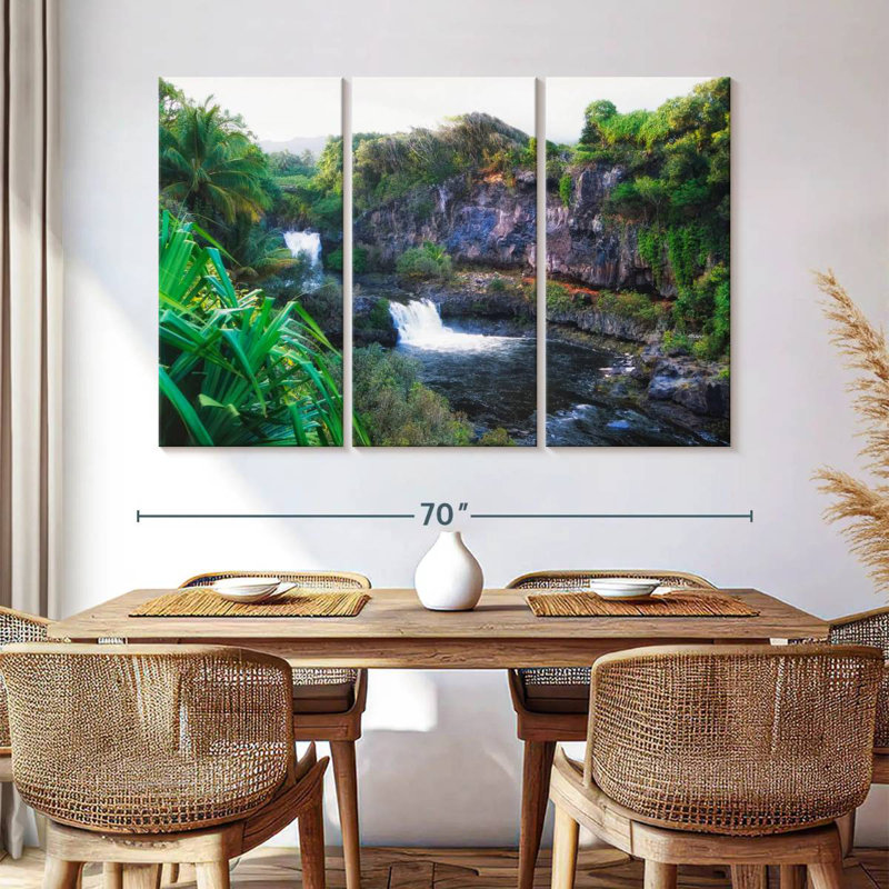 Rorry Seven Sacred Pools Hana, 42" H x 65" W