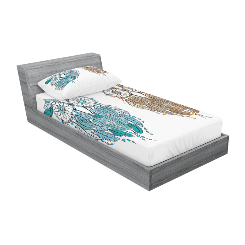 Microfiber Sheet Set, Twin Sheet Set with Fitted Sheet