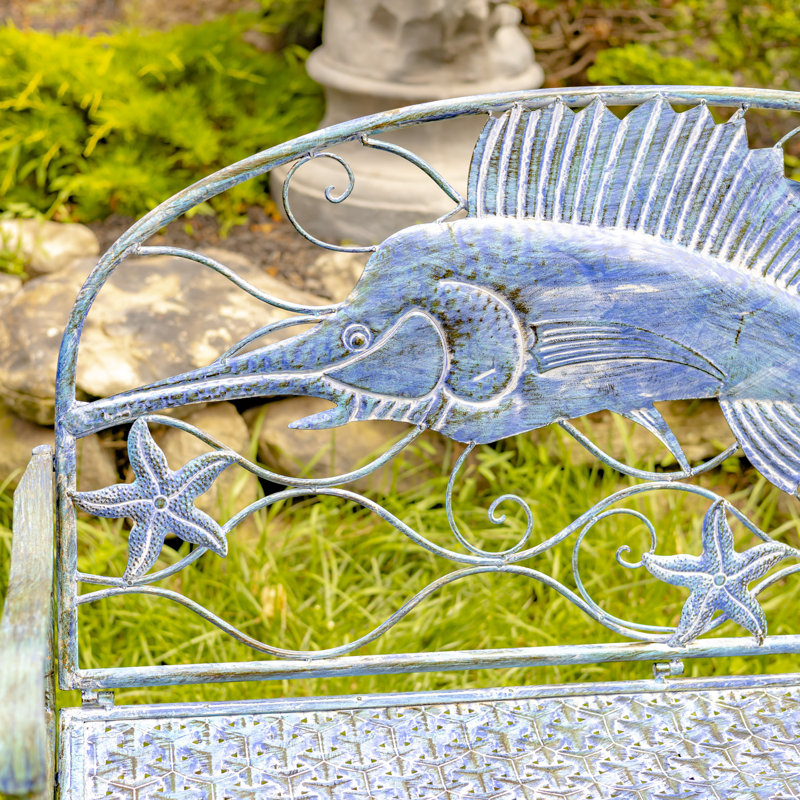 Banc de jardin en fer Darrel