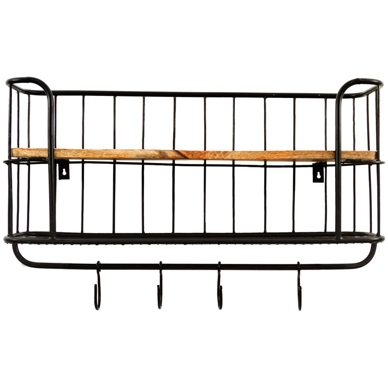 Danes Wall 4 - Hook Wall Mounted Coat Rack