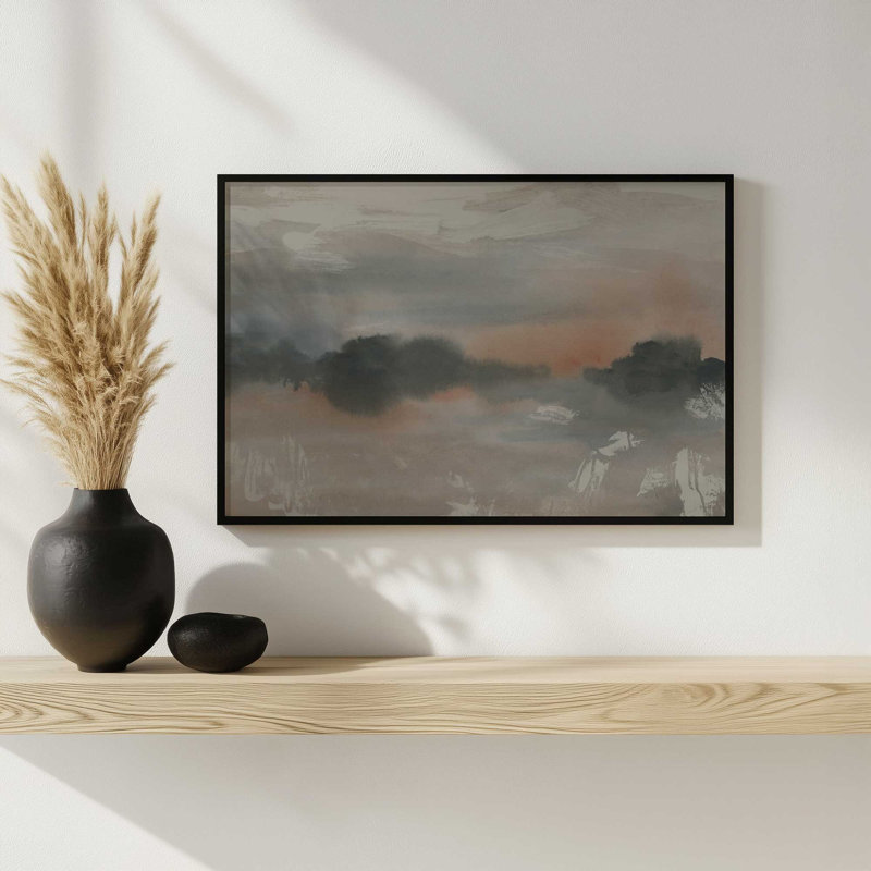 «Dark Meadow Mood I» par June Erica Vess, reproduction d'art, H 12 po x l 16 po, Impression sur cadre ouvert sans papier mat
