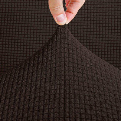 Ensemble de 3 pièces pour causeuse extensible à 4 jupes avec housse de canapé et housse de fauteuil