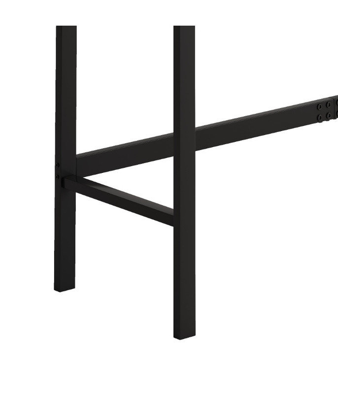 Ensemble de table de salle à manger de style pub et cuisine - 3 tabourets suspendus, design long et moderne pour la maison