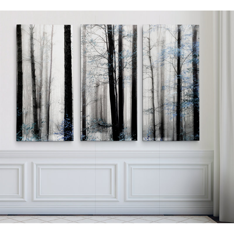 « Waiting for spring », image à pièces multiples sur toile tendue, H 32 po x l 48 po x 1,5 po