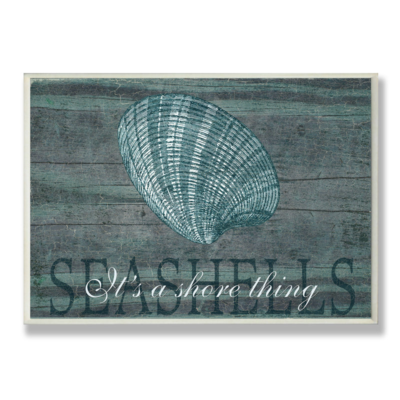 Il s’agit d’un coquillage shore thing par marilu windvand-impression sur image, Plaque murale, H 10 po x l 15 po x P 0,5 po